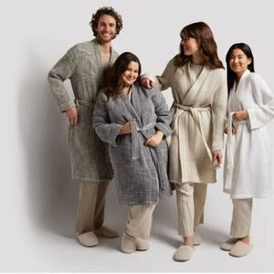 Parachute waffle robe unisex lagenlook minimalist freestyle